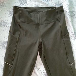 Lululemon Speed Up Tight 28” Army Green Leggings
